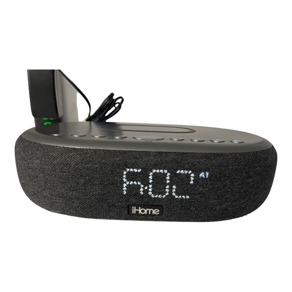 iHome TIMEBOOST Qi-Certified Wireless Charging Alarm Clock & Bluetooth Speaker - Picture 5 of 6